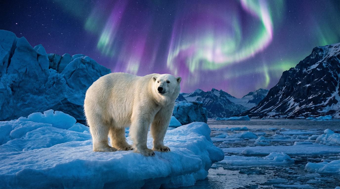 海角网视频-北极熊极光